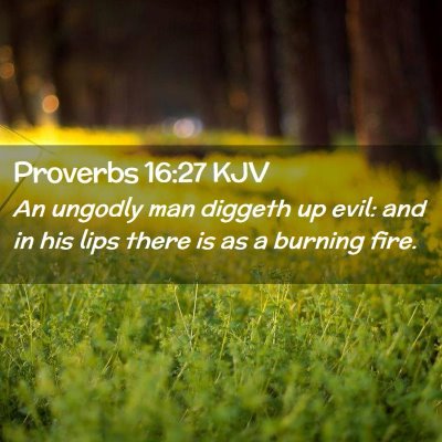 Proverbs 16:27 KJV Free Bible Images