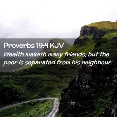 Proverbs 19:4 KJV Free Bible Images