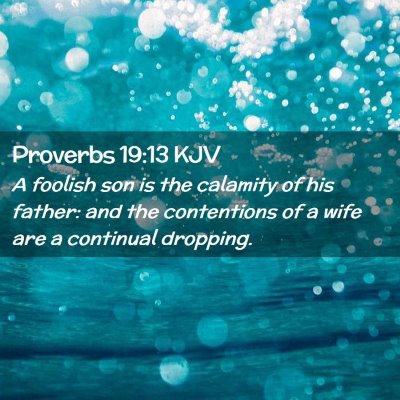 Proverbs 19:13 KJV Free Bible Images