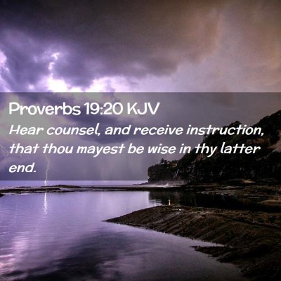 Proverbs 19:20 KJV Free Bible Images