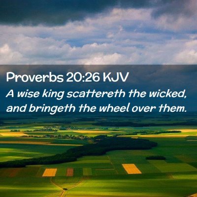 Proverbs 20:26 KJV Free Bible Images