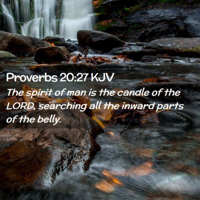 Proverbs 20:27 KJV Free Bible Images