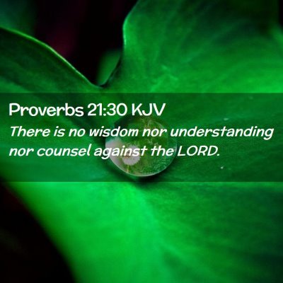 Proverbs 21:30 KJV Free Bible Images