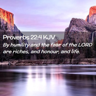 Proverbs 22:4 KJV Free Bible Images