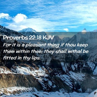 Proverbs 22:18 KJV Free Bible Images