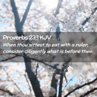 Proverbs 23:1 KJV Free Bible Images