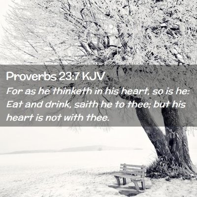 Proverbs 23:7 KJV Free Bible Images