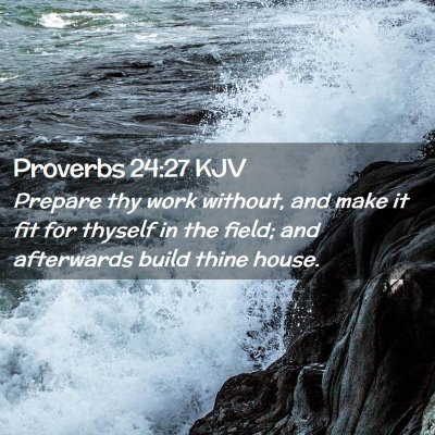 Proverbs 24:27 KJV Free Bible Images