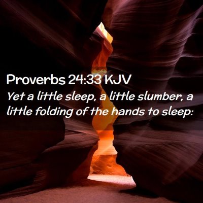 Proverbs 24:33 KJV Free Bible Images