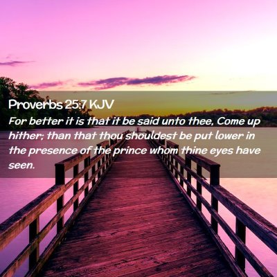 Proverbs 25:7 KJV Free Bible Images