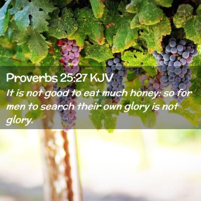 Proverbs 25:27 KJV Free Bible Images