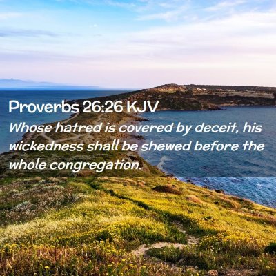 Proverbs 26:26 KJV Free Bible Images