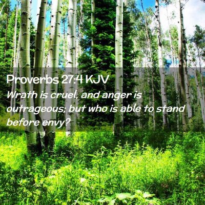 Proverbs 27:4 KJV Free Bible Images