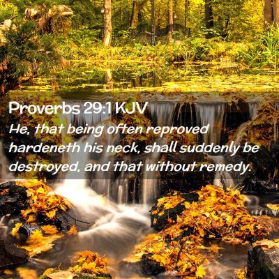 Proverbs 29:1 KJV Free Bible Images