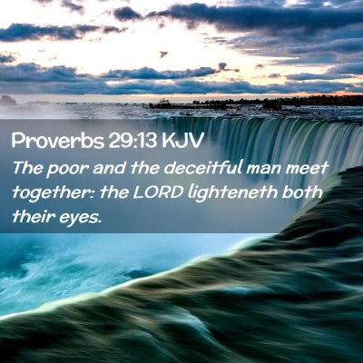 Proverbs 29:13 KJV Free Bible Images