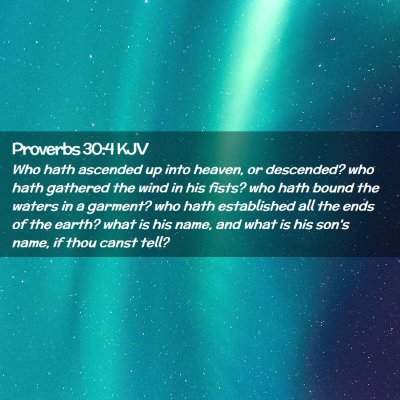 Proverbs 30:4 KJV Free Bible Images