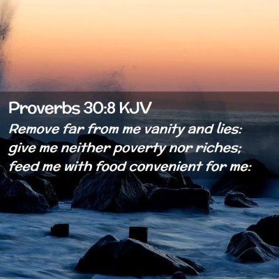 Proverbs 30:8 KJV Free Bible Images