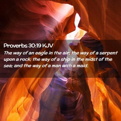 Proverbs 30:19 KJV Free Bible Images