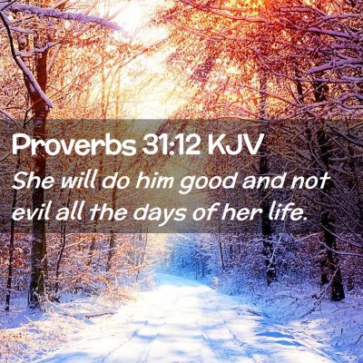 Proverbs 31:12 KJV Free Bible Images