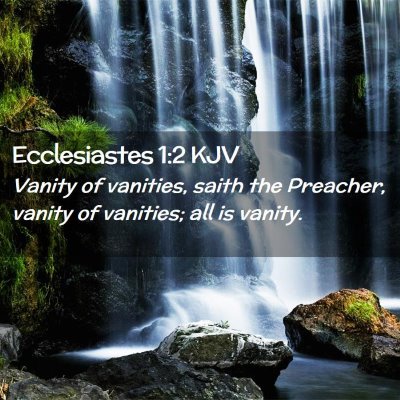 Ecclesiastes 1:2 KJV Free Bible Images