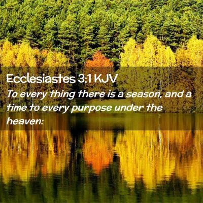 Ecclesiastes 3:1 KJV Free Bible Images