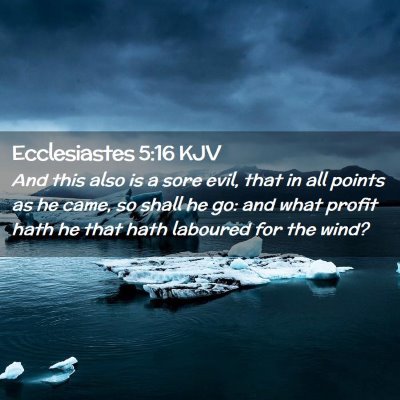 Ecclesiastes 5:16 KJV Free Bible Images