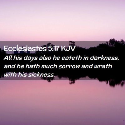 Ecclesiastes 5:17 KJV Free Bible Images