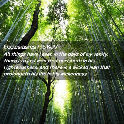 Ecclesiastes 7:15 KJV Free Bible Images