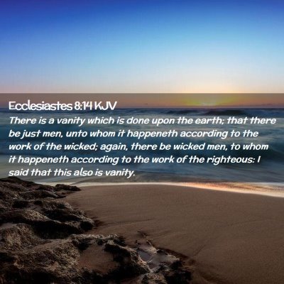 Ecclesiastes 8:14 KJV Free Bible Images