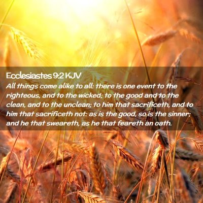 Ecclesiastes 9:2 KJV Free Bible Images