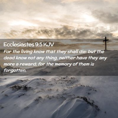 Ecclesiastes 9:5 KJV Free Bible Images