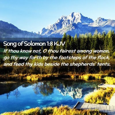 Song of Solomon 1:8 KJV Free Bible Images