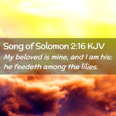 Song of Solomon 2:16 KJV Free Bible Images