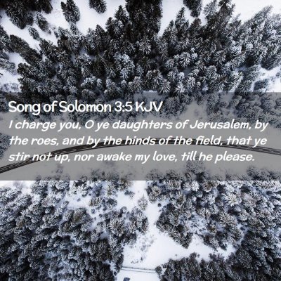 Song of Solomon 3:5 KJV Free Bible Images