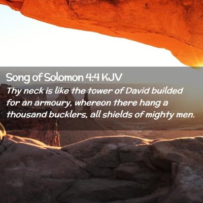 Song of Solomon 4:4 KJV Free Bible Images