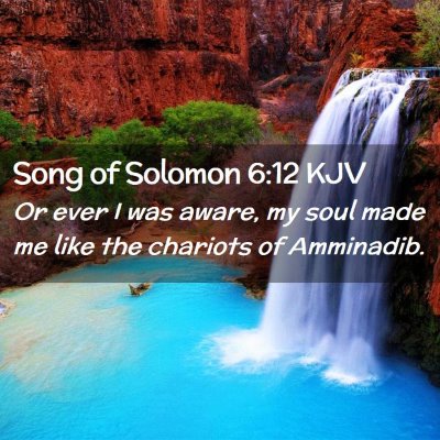 Song of Solomon 6:12 KJV Free Bible Images