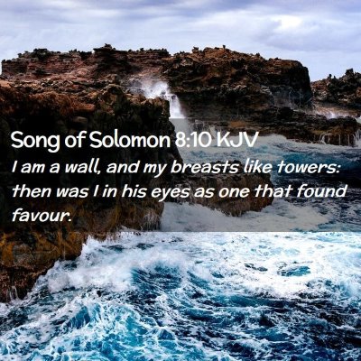 Song of Solomon 8:10 KJV Free Bible Images