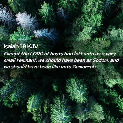 Isaiah 1:9 KJV Free Bible Images