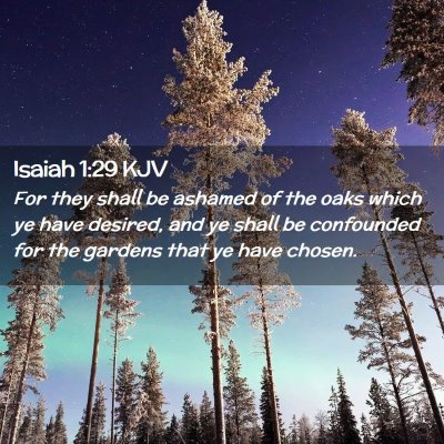 Isaiah 1:29 KJV Free Bible Images