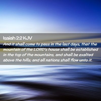 Isaiah 2:2 KJV Free Bible Images