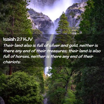 Isaiah 2:7 KJV Free Bible Images