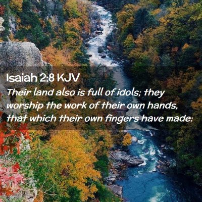 Isaiah 2:8 KJV Free Bible Images