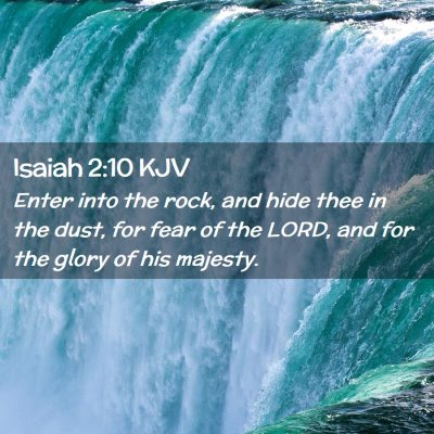 Isaiah 2:10 KJV Free Bible Images