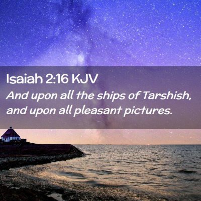 Isaiah 2:16 KJV Free Bible Images