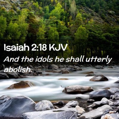 Isaiah 2:18 KJV Free Bible Images