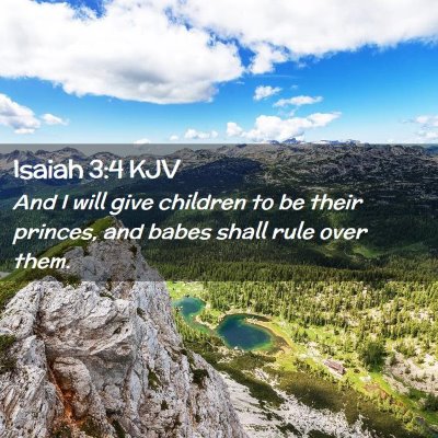 Isaiah 3:4 KJV Free Bible Images