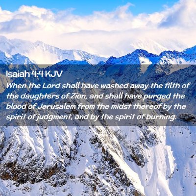 Isaiah 4:4 KJV Free Bible Images