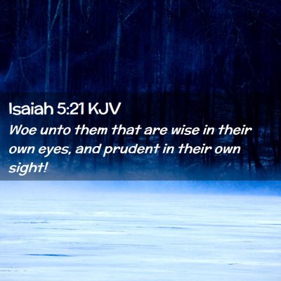 Isaiah 5:21 KJV Free Bible Images