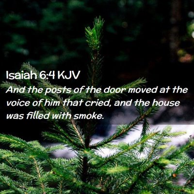 Isaiah 6:4 KJV Free Bible Images