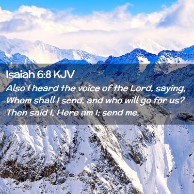 Isaiah 6:8 KJV Free Bible Images